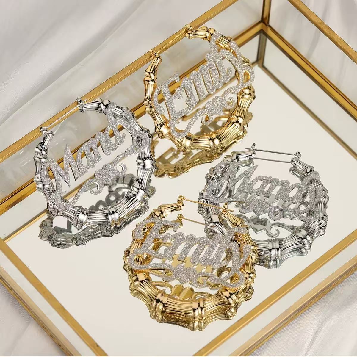 Customized Stainless Steel Name Letter Necklace